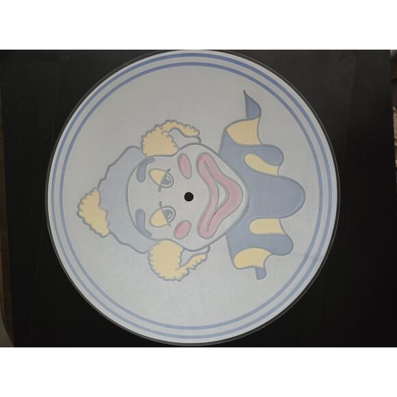 Clown Glass Ceiling Light Circus Clown Light Shade 14.5" w/Red Nose Retro Decor - Picture 5 of 11